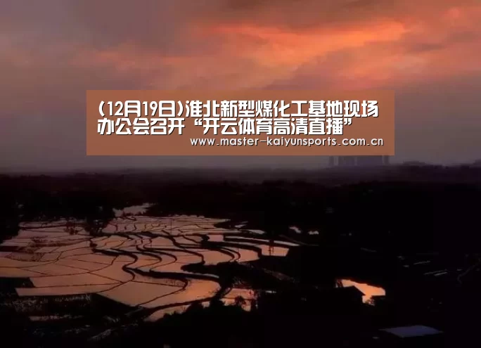 (12月19日)淮北新型煤化工基地现场办公会召开“开云体育高清直播”(图1) 开云体育高清直播