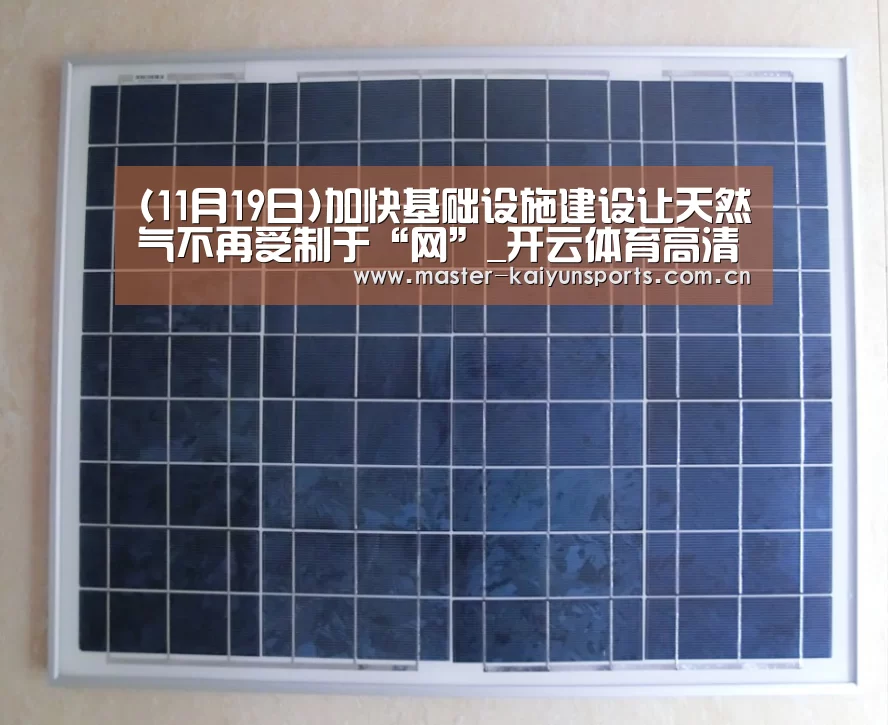 (11月19日)加快基础设施建设让天然气不再受制于“网”_开云体育高清直播(图3) 开云体育高清直播